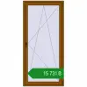Ціноутворення Балконні двері 1000x2100 мм REHAU Euro 60 GOLDEN OAK з двох сторін. Ціна: ₴15,731.36