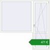 Ціноутворення Балконні двері 2150x2150 мм REHAU Euro 60 BLACK_ULTI-MATT ззовні. Ціна: €471.16