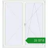 Ціноутворення Балконні двері 2000x2200 мм REHAU Euro 60 Білий (RAL 9016) з двох сторін. Ціна: ₴23,136.82
