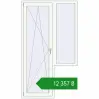 Ціноутворення Балконні двері 1200x2100 мм REHAU Euro 60 Білий (RAL 9016) з двох сторін. Ціна: ₴12,357.08