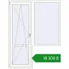 Ціноутворення Балконні двері 1550x2015 мм REHAU Euro 70 Білий (RAL 9016) з двох сторін. Ціна: ₴18,308.46