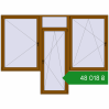 Ціноутворення Балконні двері 3250x2400 мм REHAU Euro 70 GOLDEN OAK з двох сторін. Ціна: ₴48,018.35