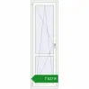 Ціноутворення Balcony doors 650x2100 mm REHAU Euro 60 RAL 9016 Traffic white two-sided. Ціна: ₴7,526.66