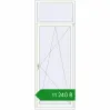 Ціноутворення Balcony doors 930x2500 mm REHAU Euro 70 RAL 9016 Traffic white two-sided. Ціна: ₴11,240.06