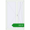 Ціноутворення Балконні двері 1500x2400 мм REHAU Euro 70 Білий (RAL 9016) з двох сторін. Ціна: €501.79