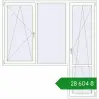 Ціноутворення Балконні двері 2200x2270 мм REHAU SYNEGO MD Білий (RAL 9016) з двох сторін. Ціна: ₴28,604.36