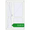 Ціноутворення Balcony doors 1200x1900 mm REHAU Euro 70 RAL 9016 Traffic white two-sided. Ціна: ₴15,830.86