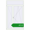 Ціноутворення Балконні двері 1450x2450 мм REHAU Euro 60 Білий (RAL 9016) з двох сторін. Ціна: €410.87