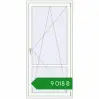 Ціноутворення Балконні двері 940x1990 мм REHAU Euro 60 Білий (RAL 9016) з двох сторін. Ціна: ₴9,017.81