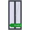 Ціноутворення Балконні двері 1100x2400 мм REHAU SYNEGO MD ANTHRACITE_GREY_STRUKTURAL з двох сторін. Ціна: ₴32,645.25