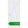 Ціноутворення Balcony doors 750x1780 mm REHAU Euro 60 RAL 9016 Traffic white two-sided. Ціна: ₴6,640.37