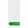 Ціноутворення Балконні двері 1150x2800 мм REHAU Euro 70 Білий (RAL 9016) з двох сторін. Ціна: ₴21,871.48