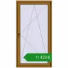 Ціноутворення Балконні двері 1030x1930 мм REHAU Euro 60 LIGHT_OAK з двох сторін. Ціна: ₴11,422.51