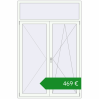 Ціноутворення Балконні двері 1500x2300 мм REHAU Euro 70 Білий (RAL 9016) з двох сторін. Ціна: €469.38