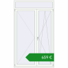 Ціноутворення Балконні двері 1500x2500 мм REHAU SYNEGO MD Білий (RAL 9016) з двох сторін. Ціна: €659.28