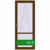 Ціноутворення Балконні двері 900x2200 мм REHAU Euro 60 WALNUT з двох сторін. Ціна: €325.31
