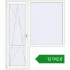 Ціноутворення Балконні двері 1800x2100 мм REHAU Euro 60 Білий (RAL 9016) з двох сторін. Ціна: ₴12,941.73