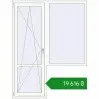 Ціноутворення Балконні двері 1550x2015 мм REHAU Euro 70 Білий (RAL 9016) з двох сторін. Ціна: ₴19,616.22