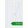 Ціноутворення Балконні двері 1250x2000 мм REHAU Euro 60 LIGHT_OAK ззовні. Ціна: ₴18,870.49