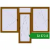 Ціноутворення Балконні двері 3250x2400 мм REHAU Euro 70 GOLDEN OAK з двох сторін. Ціна: ₴52,369.86