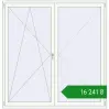 Ціноутворення Balcony doors 2000x2050 mm REHAU Euro 60 RAL 9016 Traffic white two-sided. Ціна: ₴16,241.09