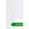 Ціноутворення Балконні двері 1300x2200 мм REHAU SYNEGO MD Білий (RAL 9016) з двох сторін. Ціна: ₴18,323.42