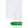 Ціноутворення Балконні двері 1250x2170 мм REHAU Euro 60 Білий (RAL 9016) з двох сторін. Ціна: ₴11,877.04