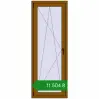 Ціноутворення Балконні двері 700x1900 мм REHAU Euro 60 GOLDEN OAK з двох сторін. Ціна: ₴11,503.77