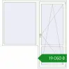 Ціноутворення Балконні двері 2000x2100 мм REHAU Euro 70 Білий (RAL 9016) з двох сторін. Ціна: ₴19,049.74
