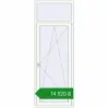 Ціноутворення Балконні двері 880x2420 мм REHAU Euro 70 Білий (RAL 9016) з двох сторін. Ціна: ₴14,520.02