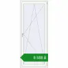 Ціноутворення Балконні двері 930x2230 мм REHAU Euro 60 Білий (RAL 9016) з двох сторін. Ціна: ₴8,587.86