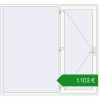 Ціноутворення Вхідні двері 2300x2150 мм REHAU Brillant-Design Білий (RAL 9016) з двох сторін. Ціна: €1,102.77