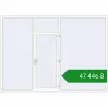 Ціноутворення Вхідні двері 3500x2500 мм REHAU Euro-Design 60 Білий (RAL 9016) з двох сторін. Ціна: ₴47,445.62