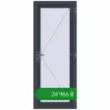 Ціноутворення Вхідні двері 800x2000 мм REHAU Euro-Design 60 ANTHRACITE_GREY_STRUKTURAL з двох сторін. Ціна: ₴24,965.53