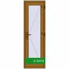Ціноутворення Вхідні двері 600x1900 мм REHAU Euro-Design 60 LIGHT_OAK з двох сторін. Ціна: ₴21,559.05