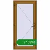 Ціноутворення Вхідні двері 930x1960 мм REHAU Euro-Design 60 LIGHT_OAK з двох сторін. Ціна: ₴27,028.70