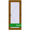 Ціноутворення Вхідні двері 900x2100 мм REHAU Euro-Design 60 GOLDEN OAK з двох сторін. Ціна: $644.43