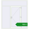 Ціноутворення Вхідні двері 2200x2400 мм REHAU Brillant-Design Білий (RAL 9016) з двох сторін. Ціна: €988.28