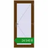 Ціноутворення Вхідні двері 900x2100 мм REHAU Euro-Design 60 WALNUT з двох сторін. Ціна: ₴24,545.04