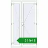 Ціноутворення Вхідні двері 1200x2200 мм REHAU Euro-Design 60 Білий (RAL 9016) з двох сторін. Ціна: ₴34,163.51