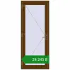 Ціноутворення Вхідні двері 860x2100 мм REHAU Euro-Design 60 WALNUT з двох сторін. Ціна: ₴24,245.47