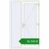 Ціноутворення Вхідні двері 1250x2050 мм REHAU Brillant-Design Білий (RAL 9016) з двох сторін. Ціна: ₴36,343.14