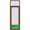 Ціноутворення Вхідні двері 930x2750 мм REHAU Euro-Design 60 WALNUT з двох сторін. Ціна: ₴32,059.35