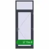Ціноутворення Вхідні двері 900x2400 мм REHAU Euro-Design 60 ANTHRACITE_GREY_STRUKTURAL з двох сторін. Ціна: ₴27,705.64