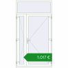 Ціноутворення Вхідні двері 1400x2600 мм REHAU Euro-Design 60 Білий (RAL 9016) з двох сторін. Ціна: €1,016.89
