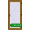 Ціноутворення Вхідні двері 960x2050 мм REHAU SYNEGO LIGHT_OAK з двох сторін. Ціна: ₴43,320.26