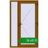 Ціноутворення Вхідні двері 1200x2000 мм REHAU Brillant-Design GOLDEN OAK з двох сторін. Ціна: ₴38,651.29