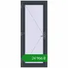 Ціноутворення Вхідні двері 800x2000 мм REHAU Euro-Design 60 ANTHRACITE_GREY_STRUKTURAL з двох сторін. Ціна: ₴24,965.53
