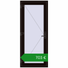 Ціноутворення Вхідні двері 850x2040 мм REHAU Euro-Design 60 BLACK_BROWN з двох сторін. Ціна: €703.09