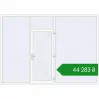 Ціноутворення Вхідні двері 3500x2500 мм REHAU Euro-Design 60 Білий (RAL 9016) з двох сторін. Ціна: ₴44,282.58